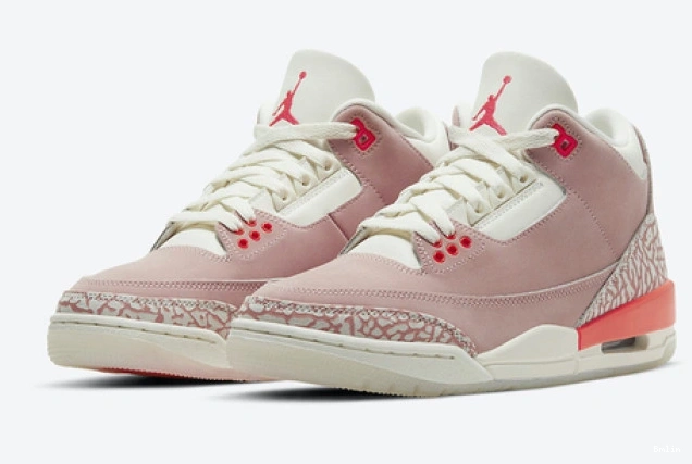 Bmlin Shoes (W) 3 Pink CK9246-600 Rust Retro Jordan 0825